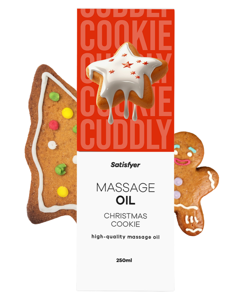 Huile de massage Cookie de Noël 250 ml Satisfyer 